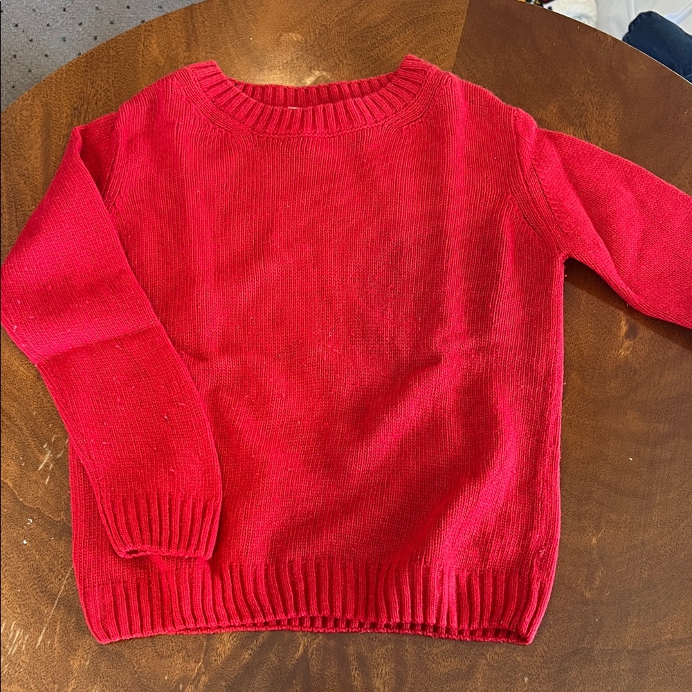 Italian Made wool cashmere blend bus crew neck sweater size 4